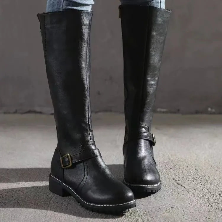 Chaussures pour femmes en similicuir | Style élégant avec détail à boucle