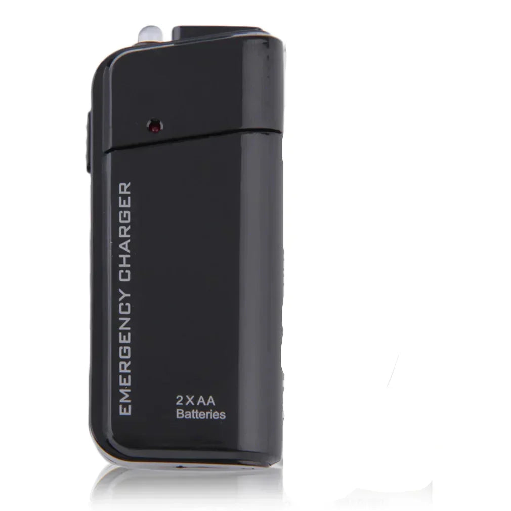 Emergency power bank with AA batteries