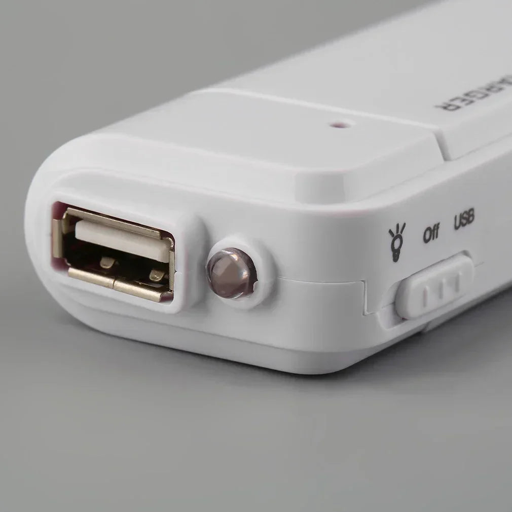Emergency power bank with AA batteries