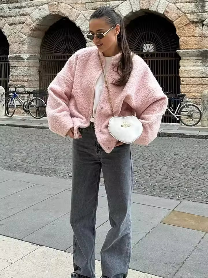Women's Cropped Bouclé Jacket
