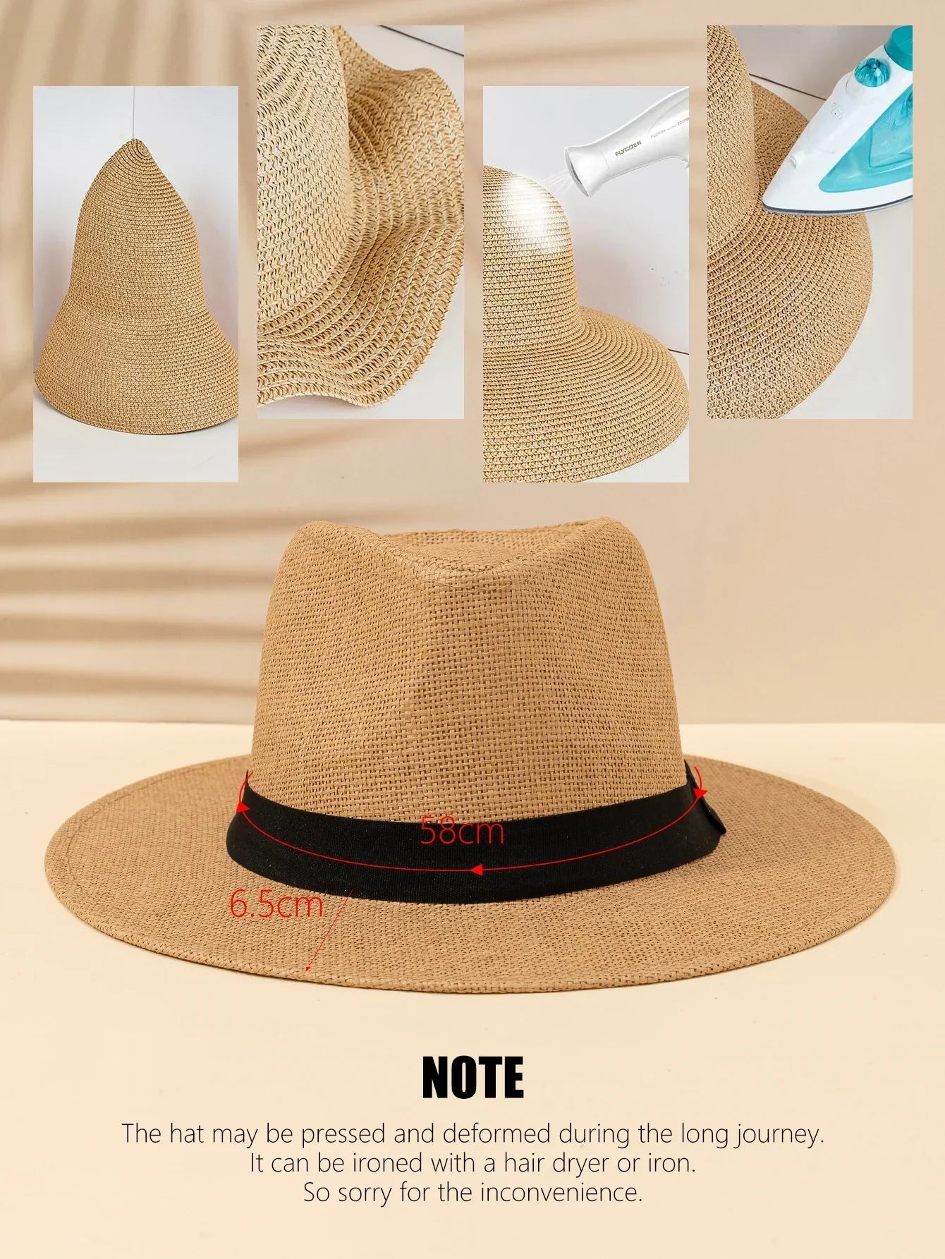 Selan | Women's Straw Panama Hat