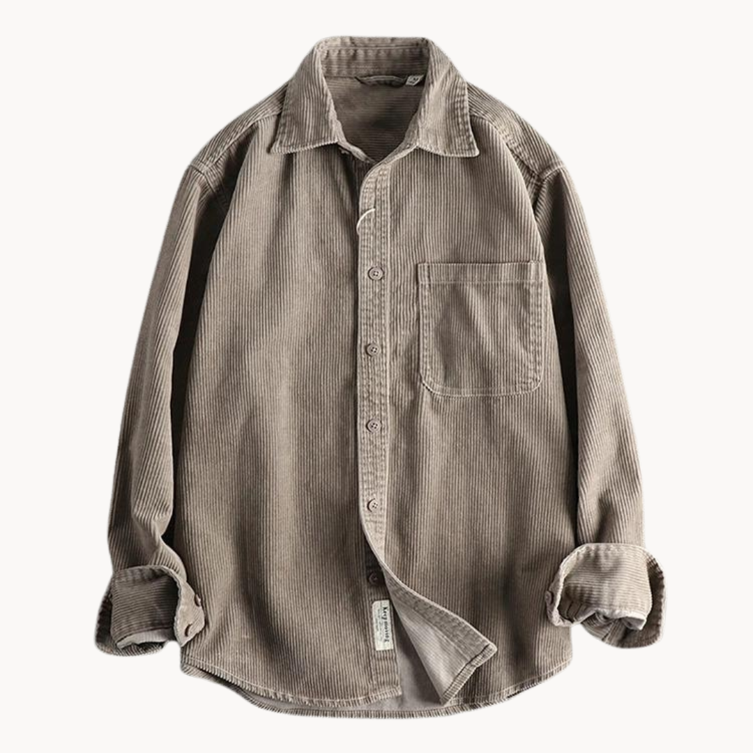 Durable Corduroy Shirt | Men's Casual Wear