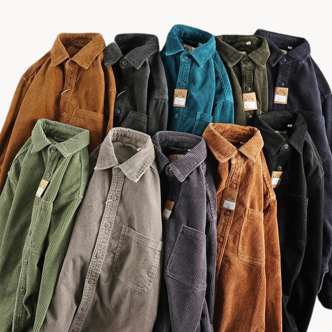 Durable Corduroy Shirt | Men's Casual Wear