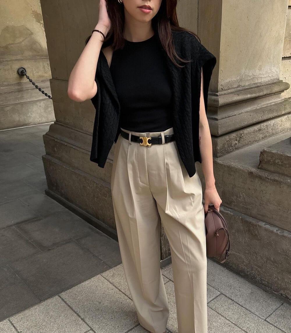 Stylish leather belt | Classic elegance