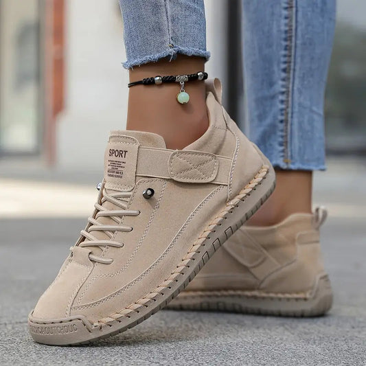 Zapatillas de plataforma para mujer | Modelo veraniego con cordones en estilo casual