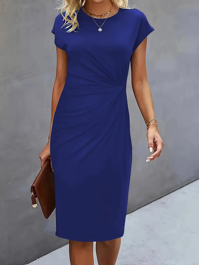 Robe midi intemporelle pour femme