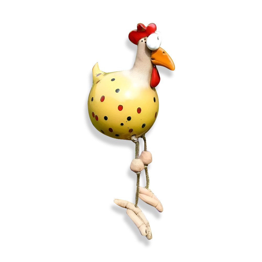 Handcrafted Rooster Garden Statue