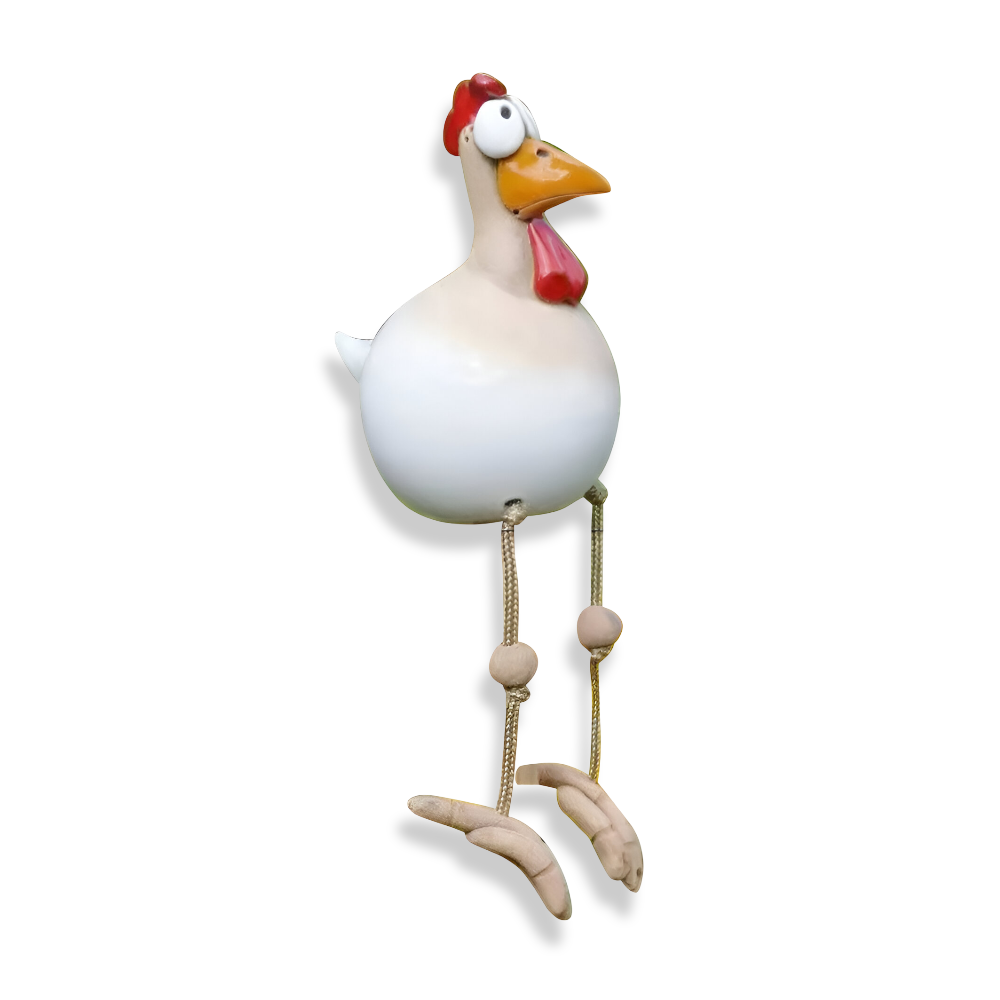 Handcrafted Rooster Garden Statue