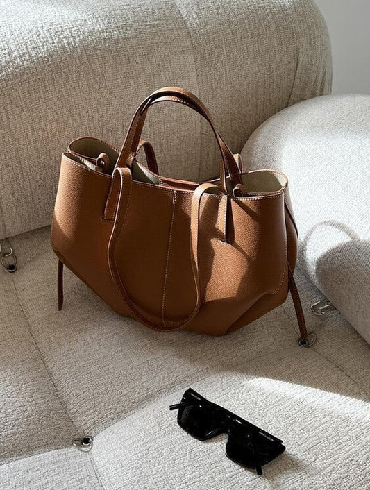 Bolso espacioso de hombro para mujer estilo vintage