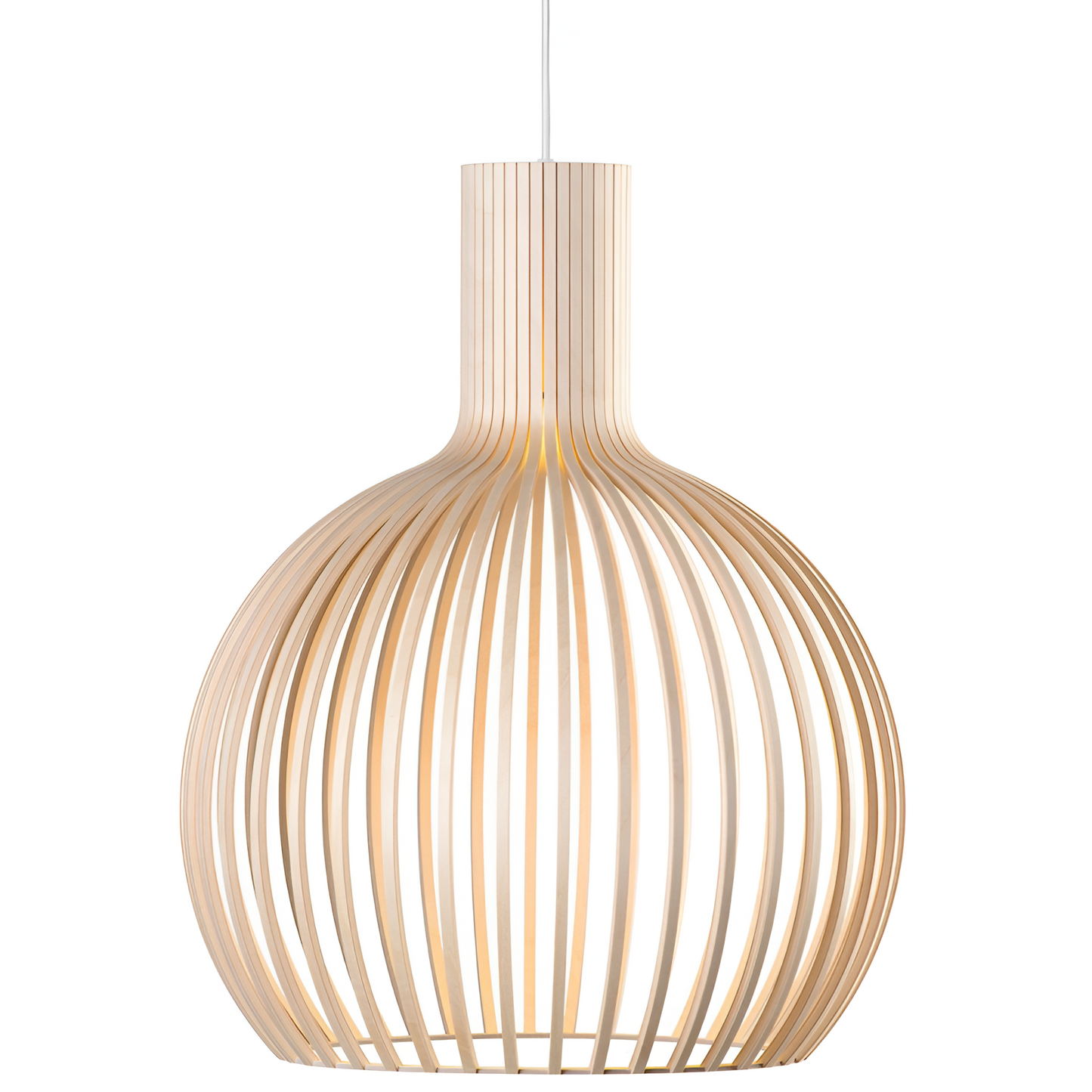Nordic Wood Vintage Style Pendant Lamp