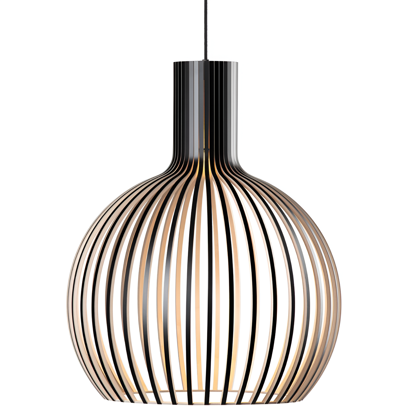 Nordic Wood Vintage Style Pendant Lamp