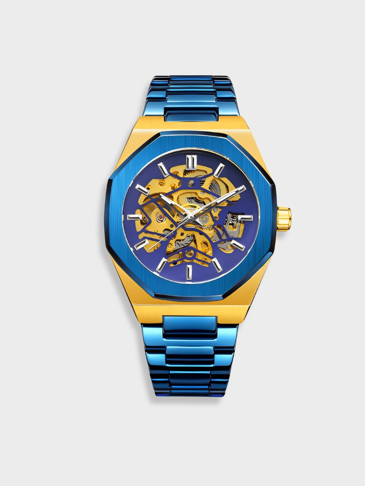 Blaise | Stylowy Chronograf ze Skórzanym Paskiem