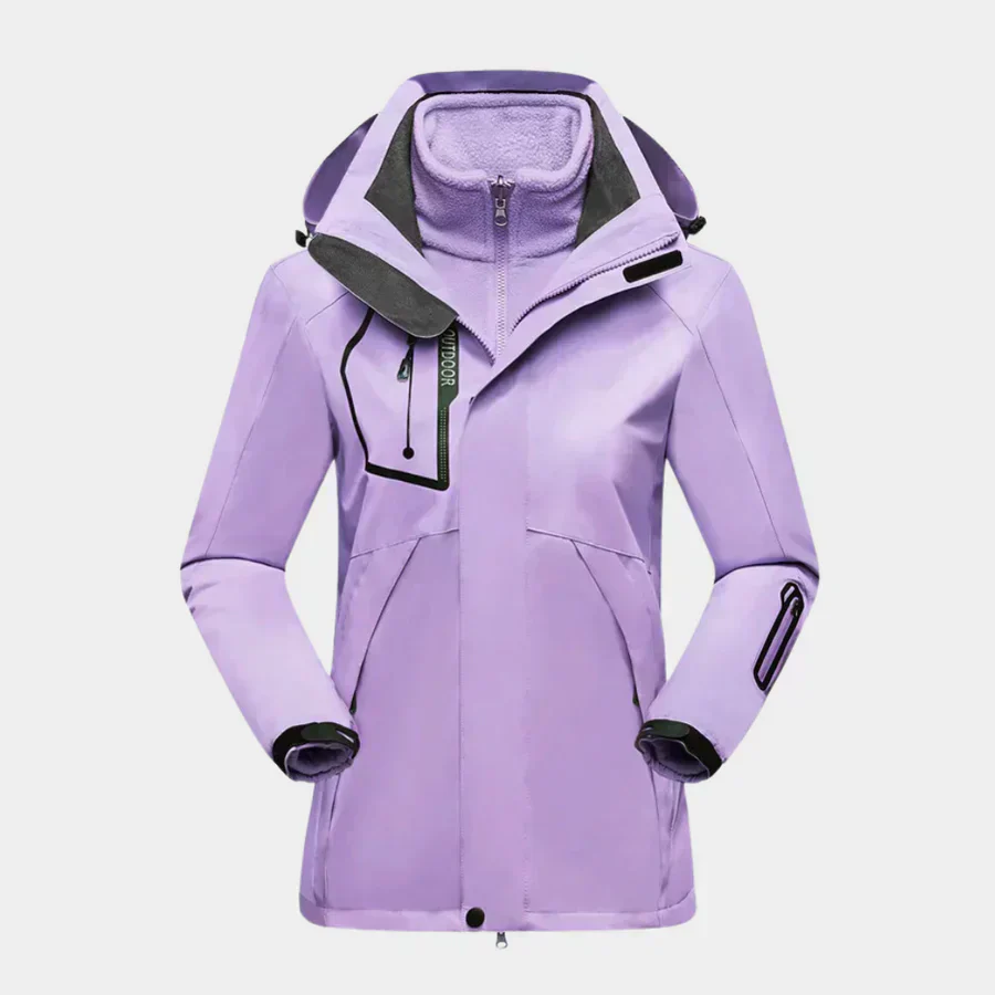 Women's 2-in-1 Outdoor Jacket | Removable Fleece Lining