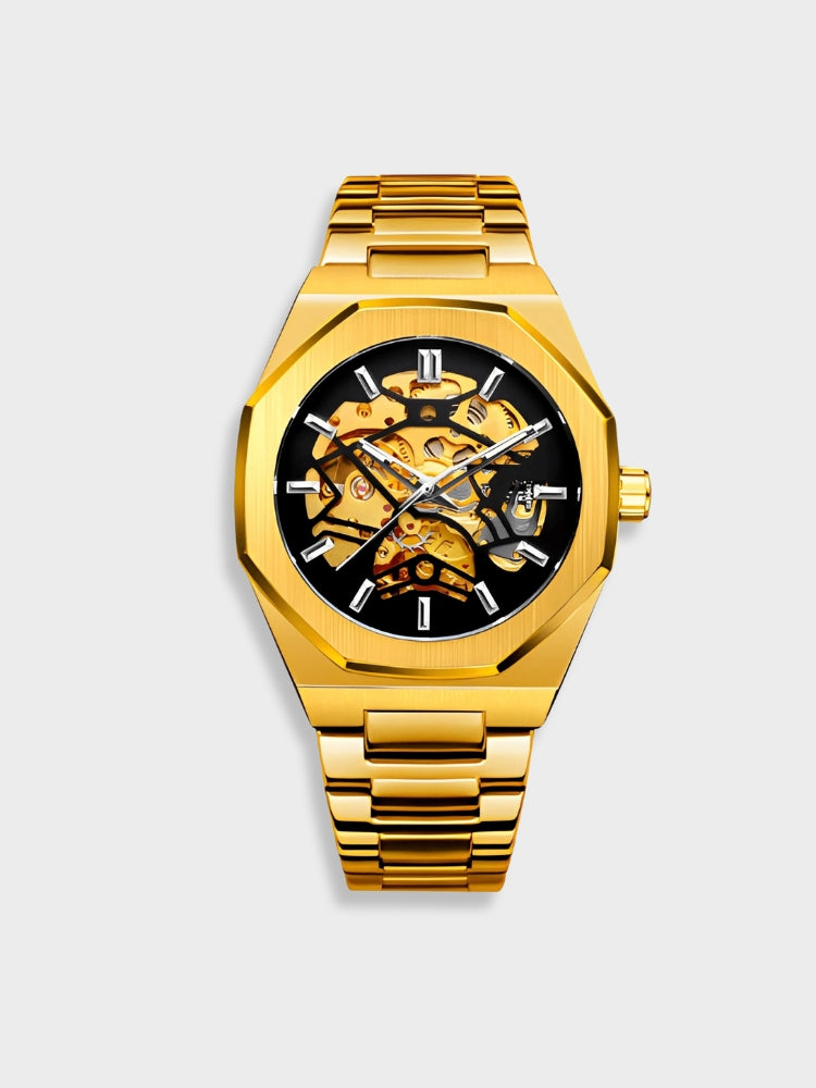 Blaise | Stylowy Chronograf ze Skórzanym Paskiem