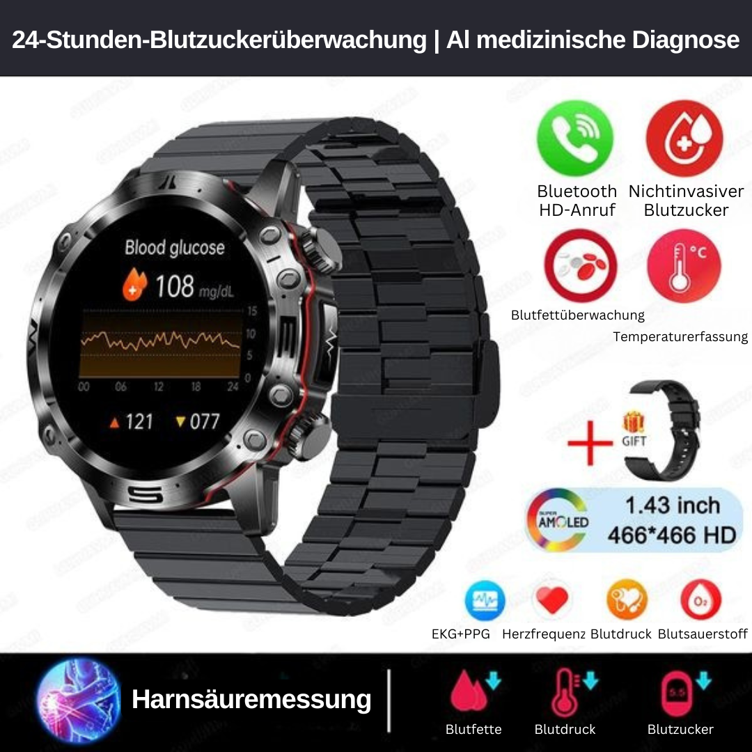 Luke | Smartwatch with Activity and Notifications