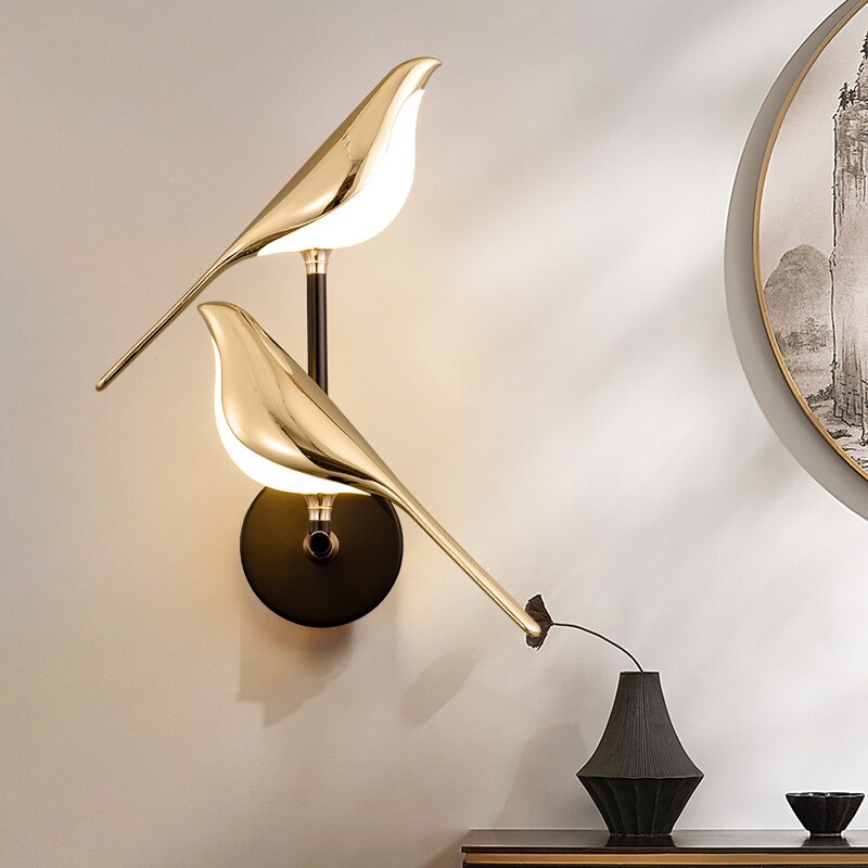 Bordik | Nowoczesna lampa ścienna Bird
