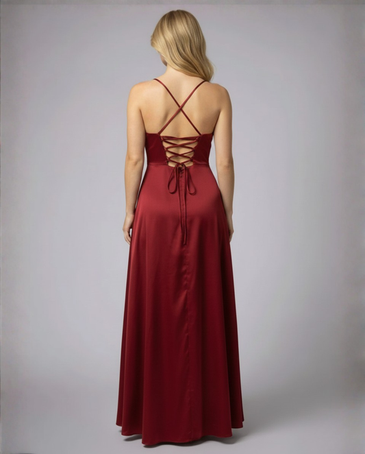 Dámské maxi šaty s rozparkem | Elegantní ležérní styl na léto