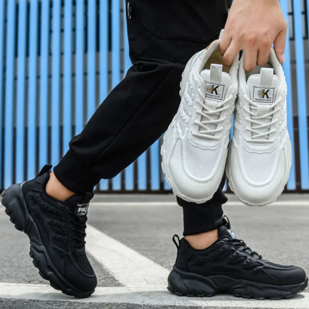 Wygodne buty Robocze z Funkcjami Bezpieczeństwa | Męskie Trampki ze Stalowymi Noskami