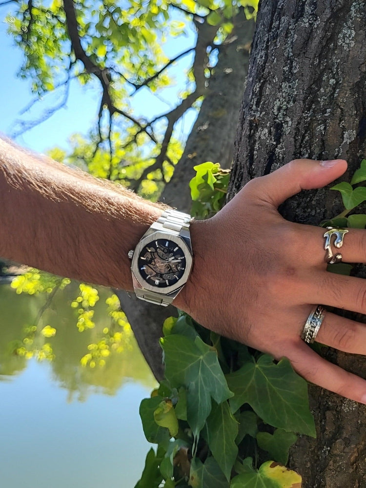 Blaise | Stylowy Chronograf ze Skórzanym Paskiem