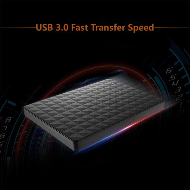 External Hard Drive | Slim Portable USB 3.0 Drive