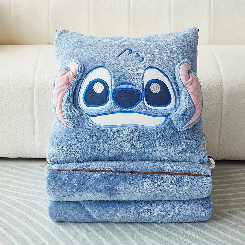 Convertible Plush Blanket and Pillow | 2-in-1 Throw Blanket/Pillow