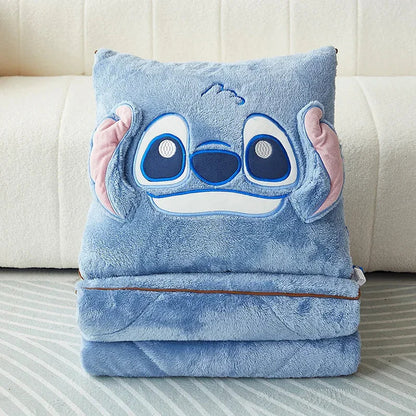 Convertible Plush Blanket and Pillow | 2-in-1 Throw Blanket/Pillow