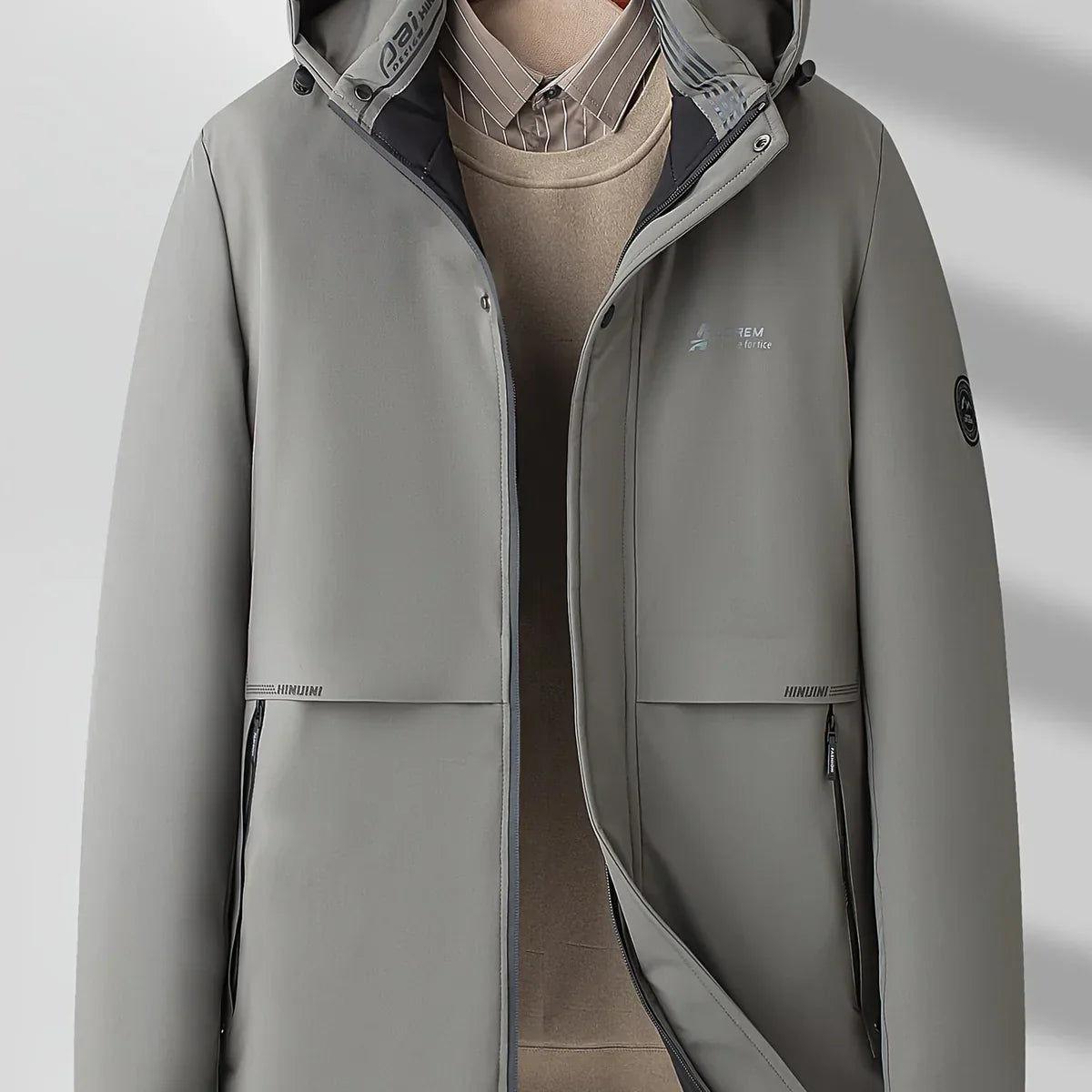 Męska Wodoodporna Kurtka Zimowa | Oddychająca i Ciepła