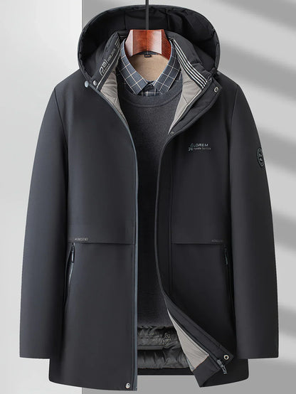 Męska Wodoodporna Kurtka Zimowa | Oddychająca i Ciepła