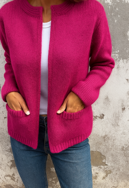 Damski Miękki Ciepły Sweter Długim Rękawem Do Noszenia Na Co Dzień