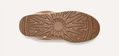 Adidași de iarnă pentru femei, stil botine din piele întoarsă | Căptușeală călduroasă, talpă aderentă