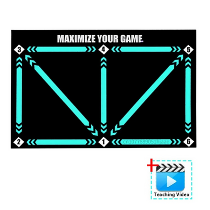 Alfombra de Entrenamiento Balón de Fútbol Profesional y Programa de Entrenamiento en Video