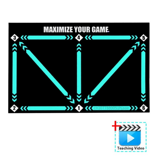 Alfombra de Entrenamiento Balón de Fútbol Profesional y Programa de Entrenamiento en Video