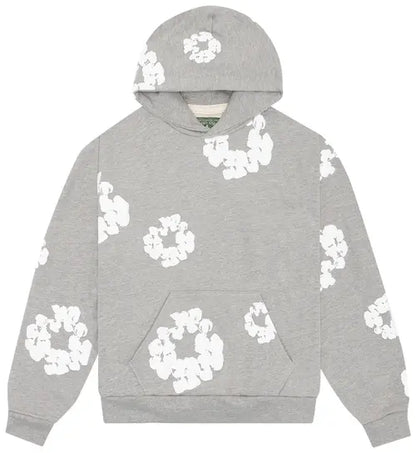 Sweat à capuche imprimé style jean unique