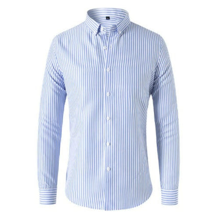 Chemise homme à rayures en tissu | Style estival intelligent pour tous les jours