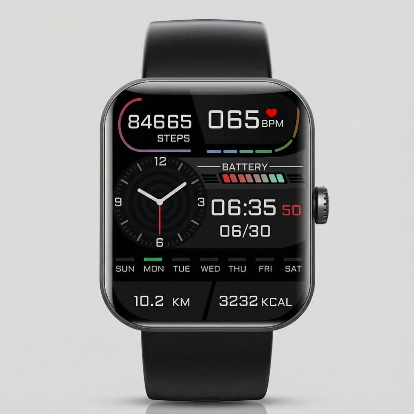 Multifunctional Watch Health Tracking Tool | Heart Rate, SpO₂ and Sleep Monitor