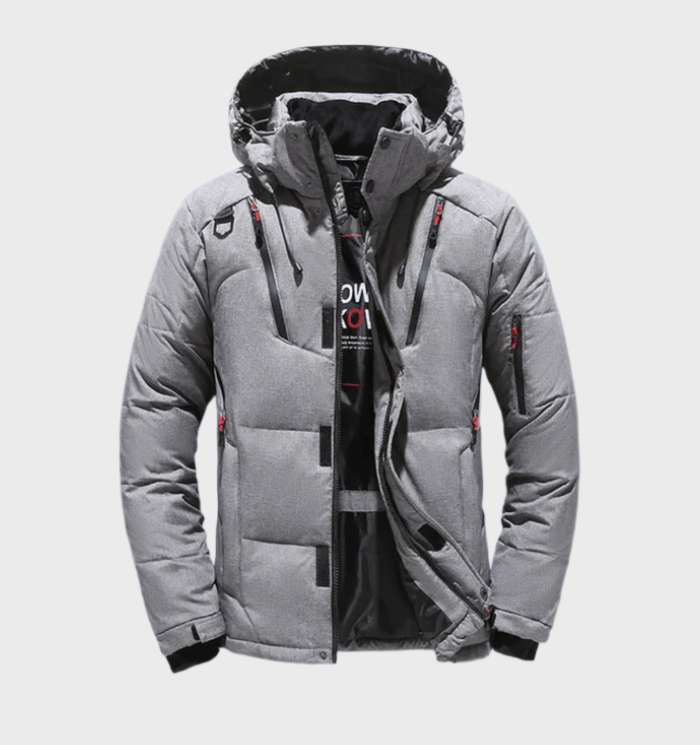 Gruba Watowany Parka Kurtka Zimowa Dla Mężczyzn