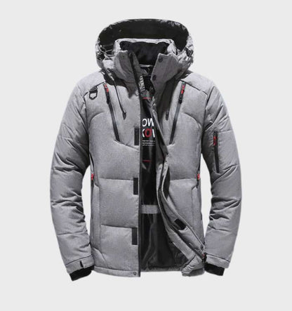 Gruba Watowany Parka Kurtka Zimowa Dla Mężczyzn