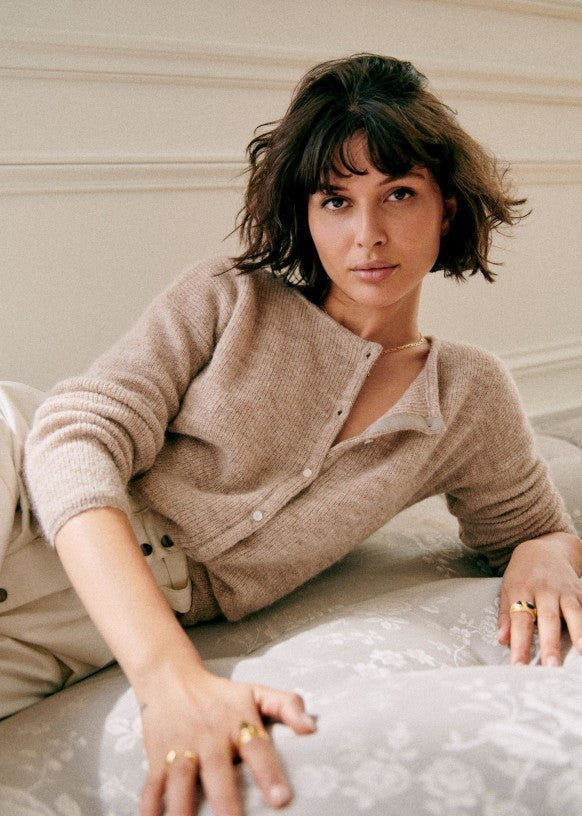 Women's Cardigan Made of Soft Knit with Buttons | Cashmere Style