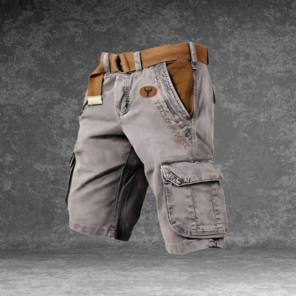 Pantalones Cortos Cargo para Hombre | Estilo Utilitario con Múltiples Bolsillos