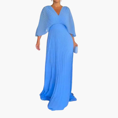 Damska Maxi Weselnego Gościa Sukienka | Elegancka Formalny wieczorowa Sukienka