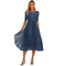 Vestido Midi de Encaje Femenino Estilo Gasa | Ocasión de Uso