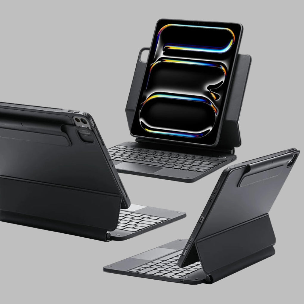 360° Magnetic Keyboard Case for iPad | Detachable Bluetooth Keyboard