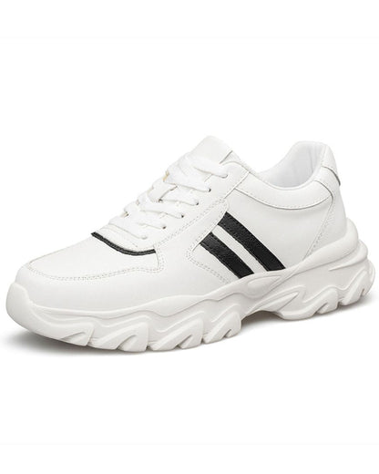 Zapatillas deportivas de mujer con plataforma oculta | Calzado cómodo que aumenta la altura