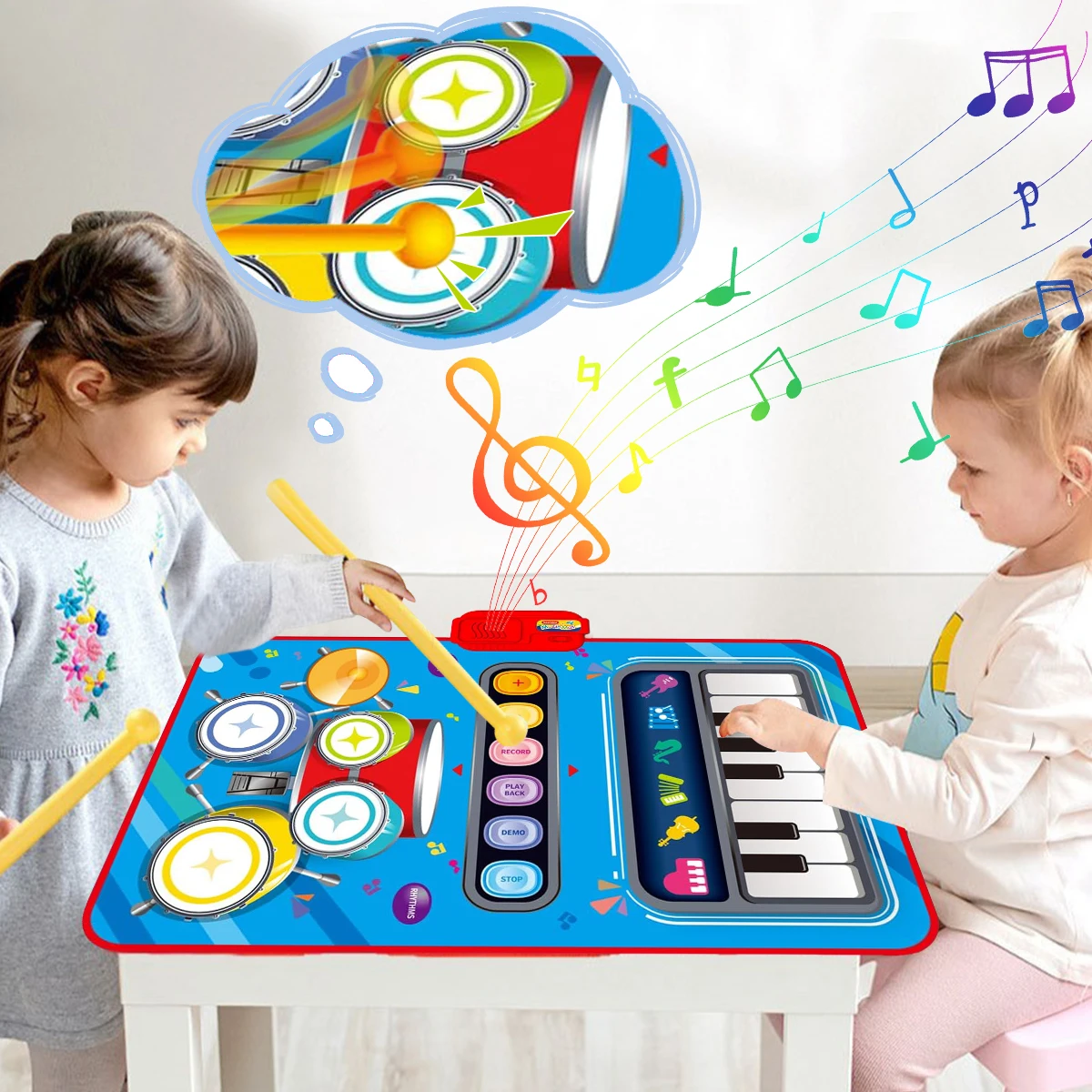 Muzyczna Zagraj w Matę | Interaktywna Dziecko Mata do Zabawy z Dźwiękami i Muzyką