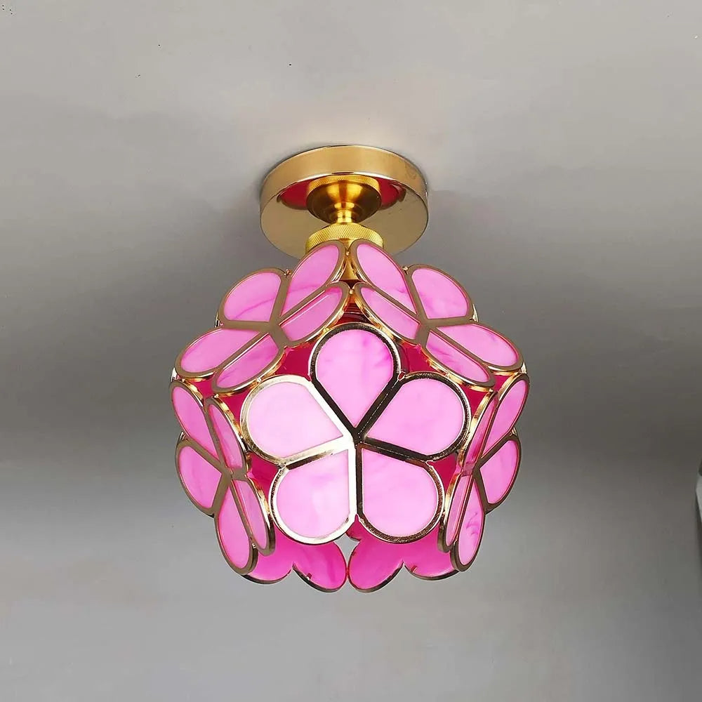 Nöfra | Artystyczna szklana lampa sufitowa