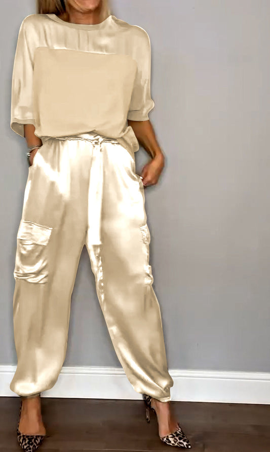 Conjunto de dos piezas elegante para mujer | Traje de dos piezas