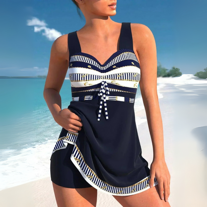 Γυναικείο Σετ Tankini με Αζτέκικα Σχέδια