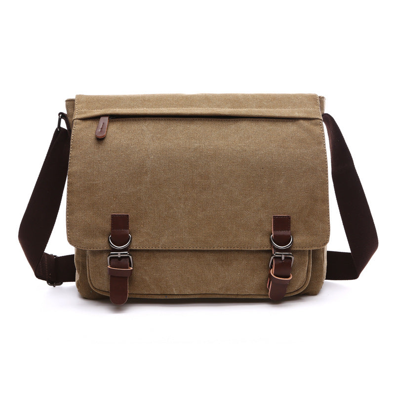 Sac d'épaule en toile pour homme | Sac quotidien robuste