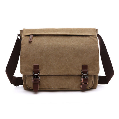 Sac d'épaule en toile pour homme | Sac quotidien robuste