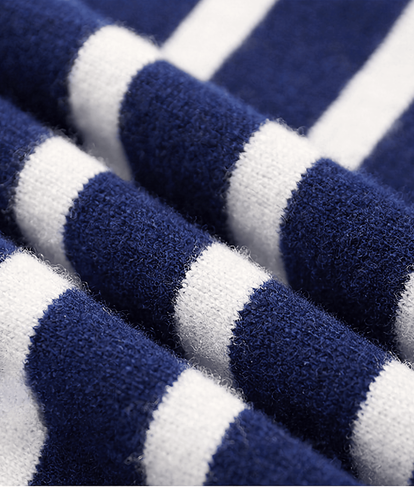 Sweter w Paski z Okrągłym Dekoltem Dla Mężczyzn